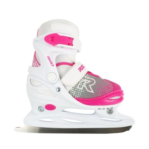 Łyżwy Roces Jokey Ice X biało-różowe 450746 001 Roces