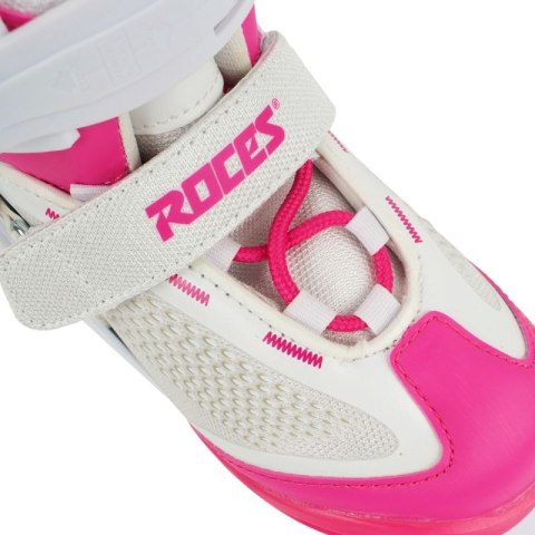 Łyżwy Roces Moody Ice X biało-różowe 450744 001 Roces