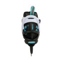 Łyżwy damskie Roces ICY 5 czarno-biało-błękitne 450737 001 Roces
