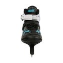 Łyżwy damskie Roces ICY 5 czarno-biało-błękitne 450737 001 Roces