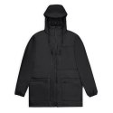 Rains kurtka przeciwdeszczowa CARGO LONG JACKET W3 12060 01 BLACK Rains