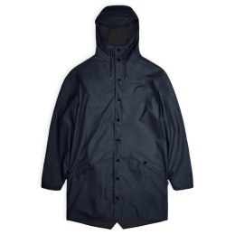 Rains unisex długa kurtka przeciwdeszczowa LONG JACKET W3 12020 47 NAVY Rains