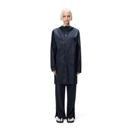 Rains unisex długa kurtka przeciwdeszczowa LONG JACKET W3 12020 47 NAVY Rains