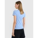 T-shirt slim z nadrukiem damski 4F 4FWMM00TTSHF2674-32S 4f