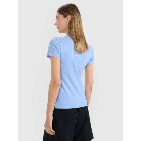 T-shirt slim z nadrukiem damski 4F 4FWMM00TTSHF2674-32S 4f