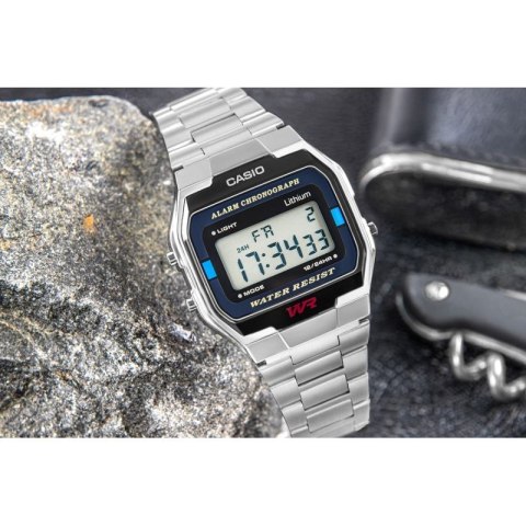 Zegarek CASIO A163WA-1QES Unisex + BOX CASIO
