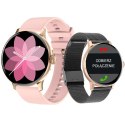 Smartwatch Damski GIEWONT Różowe Złoto Czarny GW330-4 Giewont