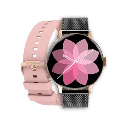 Smartwatch Damski GIEWONT Różowe Złoto Czarny GW330-4 Giewont