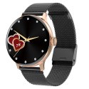 Smartwatch Damski GIEWONT Różowe Złoto Czarny GW330-4 Giewont