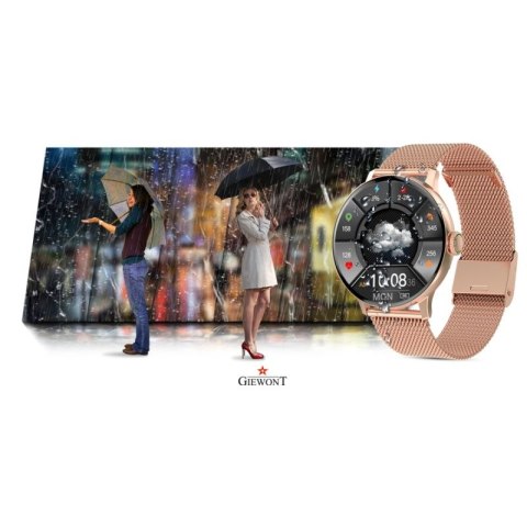 Smartwatch Damski GIEWONT Różowe Złoto GW330-1 Giewont