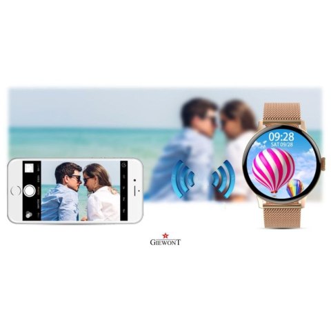 Smartwatch Damski GIEWONT Różowe Złoto GW330-1 Giewont