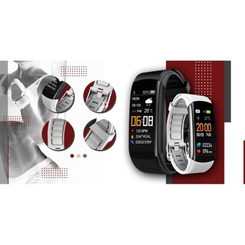 Smartwatch GIEWONT Czarno Biały 2 Paski GW200-2 Giewont
