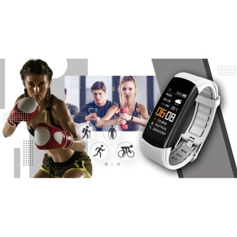 Smartwatch GIEWONT Czarno Biały 2 Paski GW200-2 Giewont