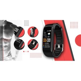 Smartwatch GIEWONT Czarno Czerwony 2 Paski GW200-1 Giewont