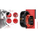 Smartwatch GIEWONT Czarno Czerwony 2 Paski GW200-1 Giewont
