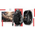 Smartwatch GIEWONT Czarno Czerwony 2 Paski GW200-1 Giewont