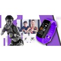 Smartwatch GIEWONT Czarno Fioletowy 2 Paski GW200-3 Giewont