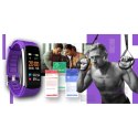 Smartwatch GIEWONT Czarno Fioletowy 2 Paski GW200-3 Giewont