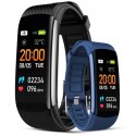 Smartwatch GIEWONT Czarno Granatowy 2 Paski GW200-6 Giewont