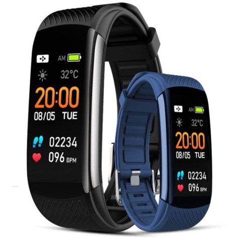 Smartwatch GIEWONT Czarno Granatowy 2 Paski GW200-6 Giewont