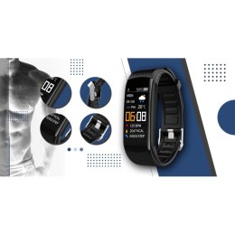 Smartwatch GIEWONT Czarno Granatowy 2 Paski GW200-6 Giewont