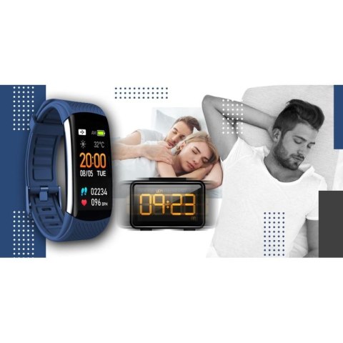 Smartwatch GIEWONT Czarno Granatowy 2 Paski GW200-6 Giewont