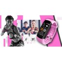 Smartwatch GIEWONT Czarno Różowy 2 Paski GW200-4 Giewont
