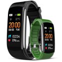 Smartwatch GIEWONT Czarno Zielony 2 Paski GW200-5 Giewont