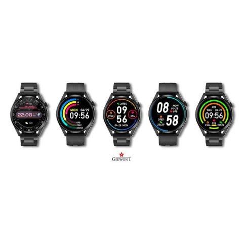Smartwatch GIEWONT Vertex SmartCall GW450-1 Carbon/Carbon Silikon Giewont