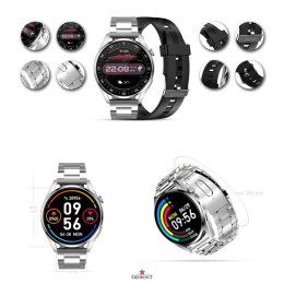 Smartwatch GIEWONT Vertex SmartCall GW450-4 Silver/Carbon Silikon Giewont