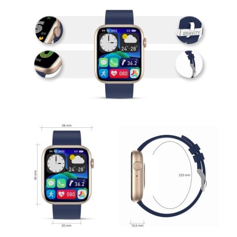 Smartwatch Damski Gravity GT3-4 Gravity