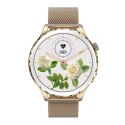 Smartwatch Damski Rubicon RNCF02-2 Złoty + Pasek Różowy RUBICON