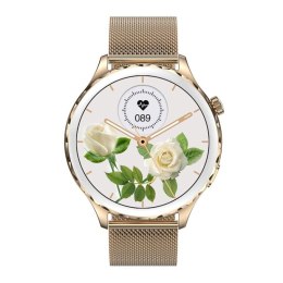 Smartwatch Damski Rubicon RNCF02-2 Złoty + Pasek Różowy RUBICON