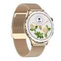 Smartwatch Damski Rubicon RNCF02-2 Złoty + Pasek Różowy RUBICON
