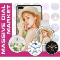 Smartwatch Damski Rubicon RNCF02-2 Złoty + Pasek Różowy RUBICON
