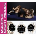 Smartwatch Damski Rubicon RNCF02-2 Złoty + Pasek Różowy RUBICON