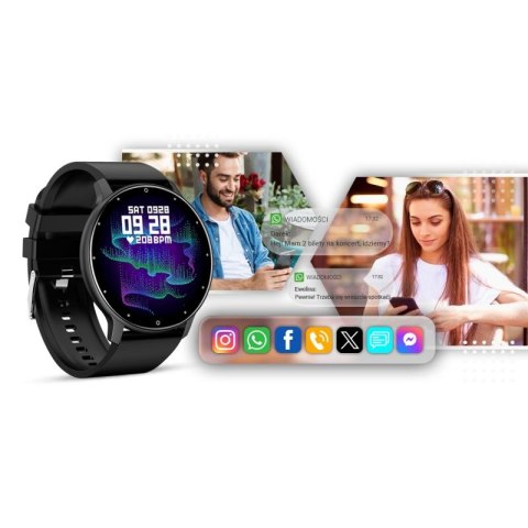 Smartwatch GIEWONT Czarny GW120-2 Pro Giewont