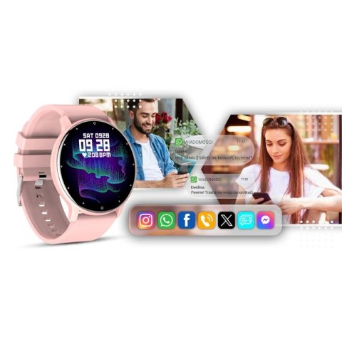 Smartwatch GIEWONT Różowy GW120-1 Giewont