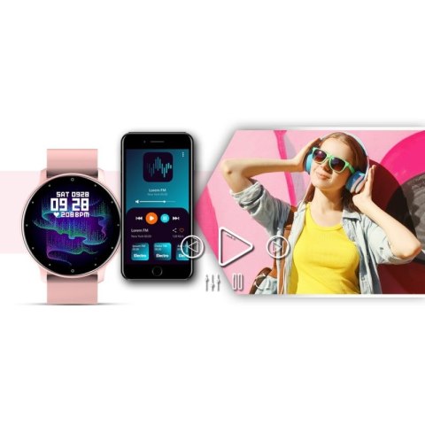 Smartwatch GIEWONT Różowy GW120-1 Giewont