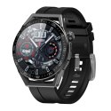 Smartwatch Rubicon RNCE88-1 Czarny- Czarny Pasek Silikonowy + Czarny Pasek Skórzany RUBICON