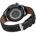 Smartwatch Rubicon RNCE88-1 Czarny- Czarny Pasek Silikonowy + Czarny Pasek Skórzany RUBICON