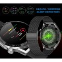 Smartwatch Rubicon RNCE88-1 Czarny- Czarny Pasek Silikonowy + Czarny Pasek Skórzany RUBICON