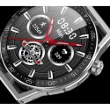 Smartwatch Rubicon RNCE88-2 Czarny- Czarny Pasek Silikonowy + Czarna Bransoleta RUBICON