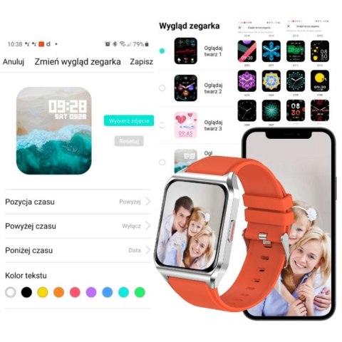 Smartwatch Rubicon RNCE89-3 Złoto-Różowy RUBICON