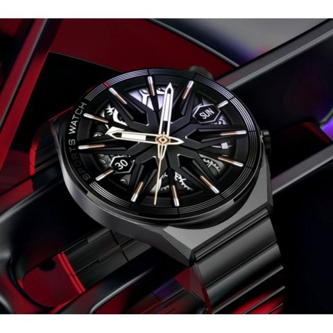 Smartwatch Rubicon RNCE99 Black Metal + Silicon SMARUB194 RUBICON