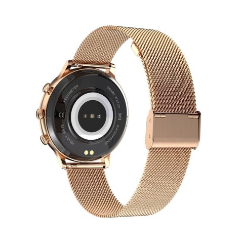 Smartwatch Damski VELTORI VT310-1 Złota Bransoleta + Różowy Pasek Silikonowy VELTORI