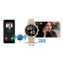 Smartwatch Damski VELTORI VT310-1 Złota Bransoleta + Różowy Pasek Silikonowy VELTORI