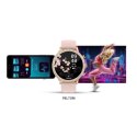 Smartwatch Damski VELTORI VT310-1 Złota Bransoleta + Różowy Pasek Silikonowy VELTORI