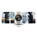 Smartwatch Damski VELTORI VT310-1 Złota Bransoleta + Różowy Pasek Silikonowy VELTORI
