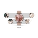 Smartwatch Damski VELTORI VT320-1 Złota Bransoleta + Różowy Pasek Silikonowy VELTORI